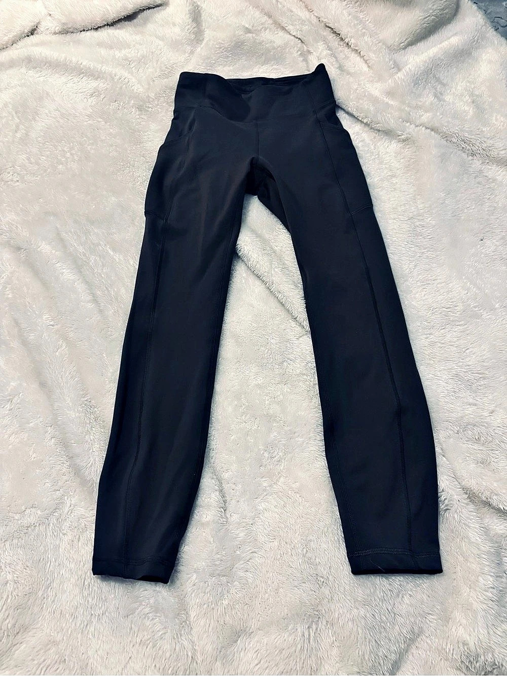 lululemon Fast and Free High-Rise Tight 25" Black Leggings